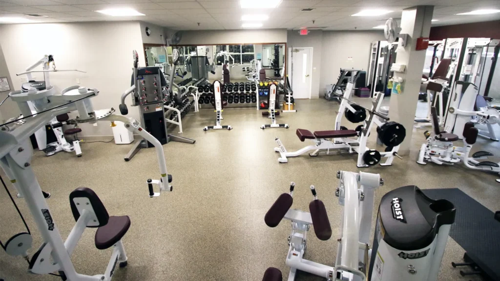 Strength Training center at Somerset Swim and Fitness gym.